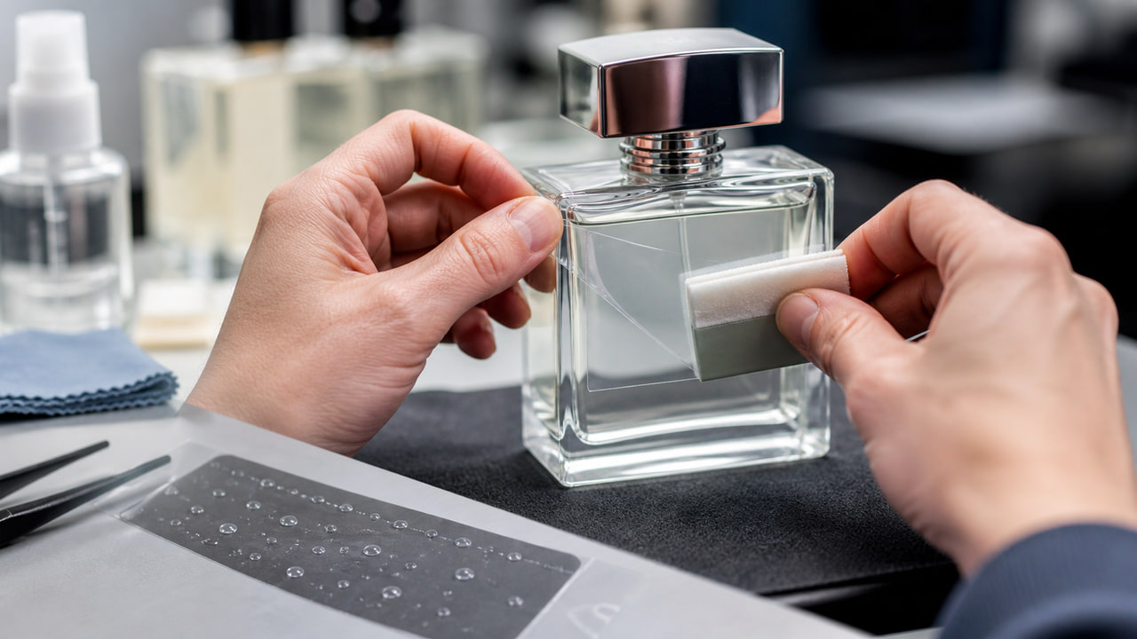 How to Avoid Bubbles Under Clear Perfume Labels on Glass Bottles for Private Label Fragrance Sellers