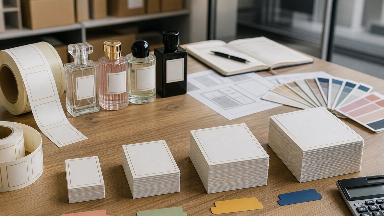 Custom Perfume Label MOQ Planning: 100, 500, 1,000, or 3,000 Pieces?