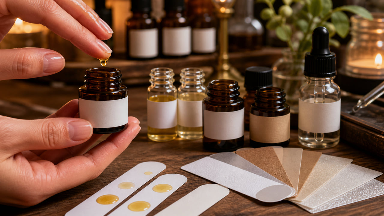 Fragrance Oil Labels for Small Jars: Adhesive Choices for Oily Handling for Private Label Fragrance Sellers