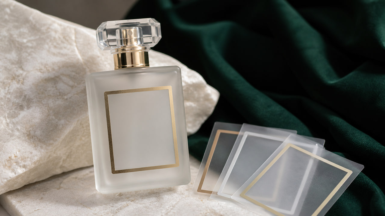 Frosted Glass Perfume Labels: How to Keep Contrast Without Heavy Printing for Private Label Fragrance Sellers