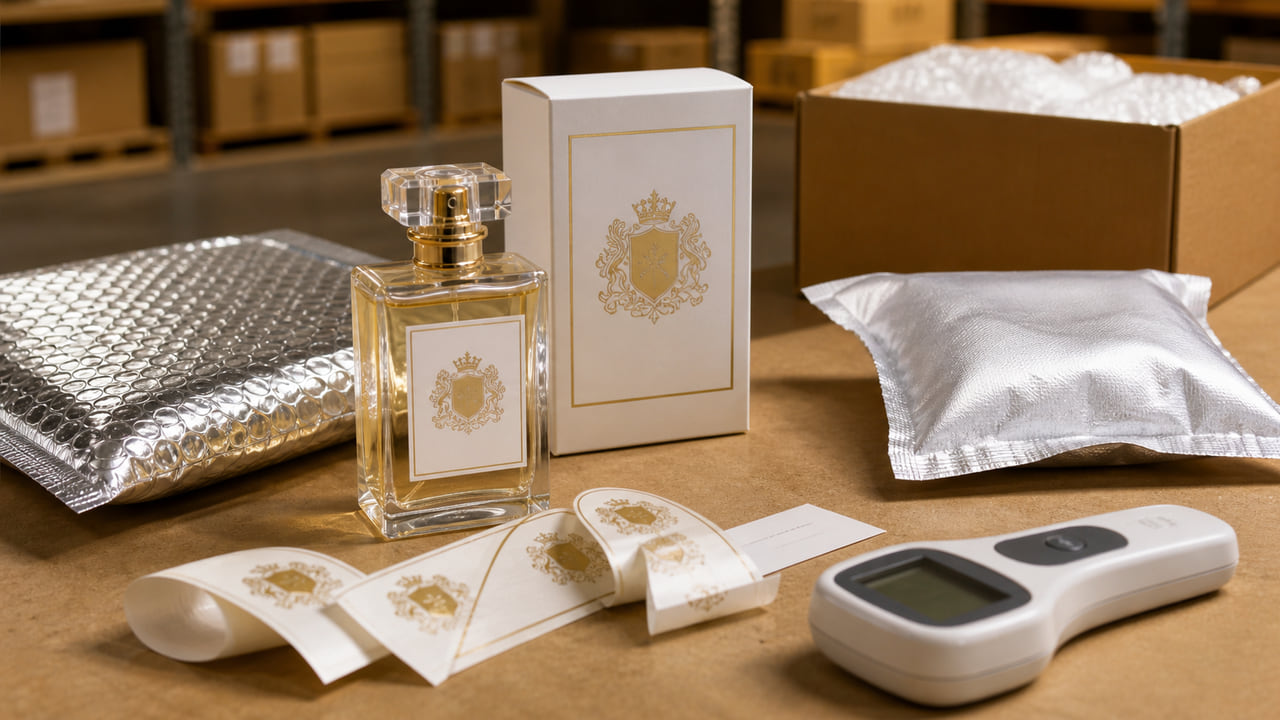 What hot-weather shipping risks should perfume label buyers test for ecommerce perfume brands?