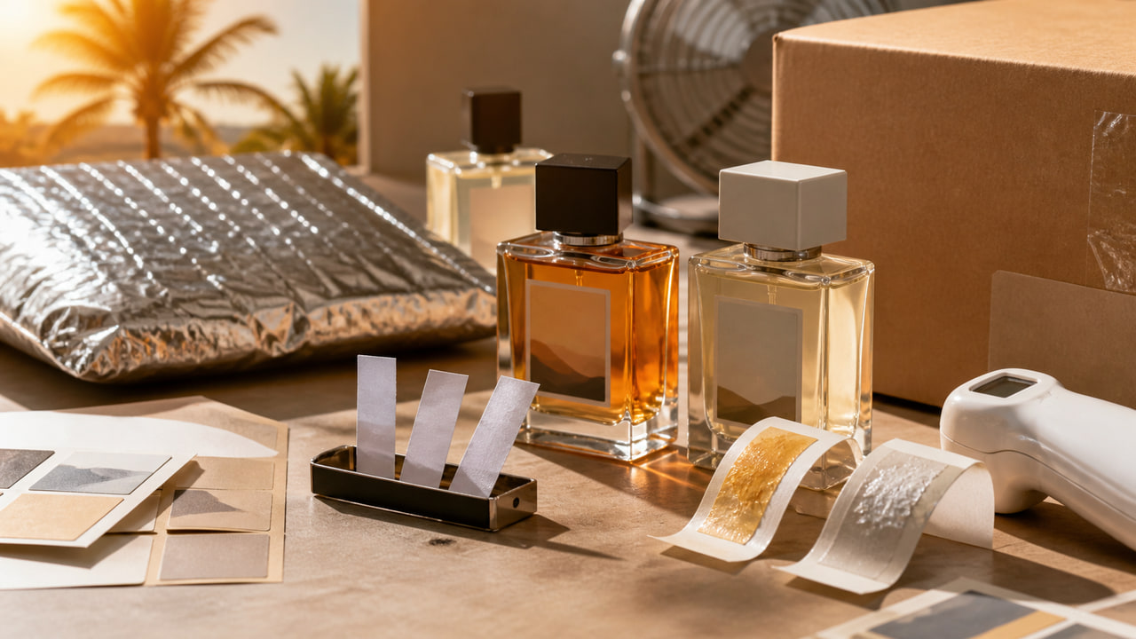 Hot-Weather Shipping Risk for Perfume Labels: Adhesive and Finish Checks
