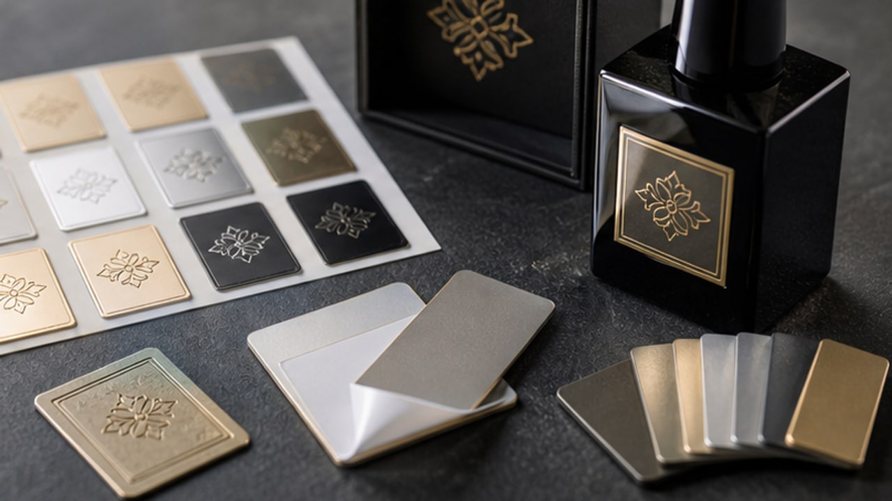 Low MOQ Metal Logo Labels for Niche Fragrance Brands: What to Confirm