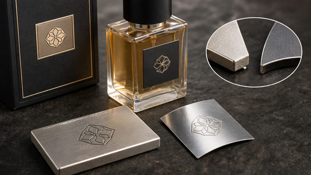 Metal Plate vs Nickel Sticker for Perfume Branding: Cost, Feel, and Risk