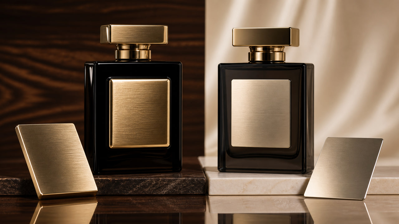 Metal Plate vs Nickel Sticker for Perfume Branding: Cost, Feel, and Risk for Private Label Fragrance Sellers