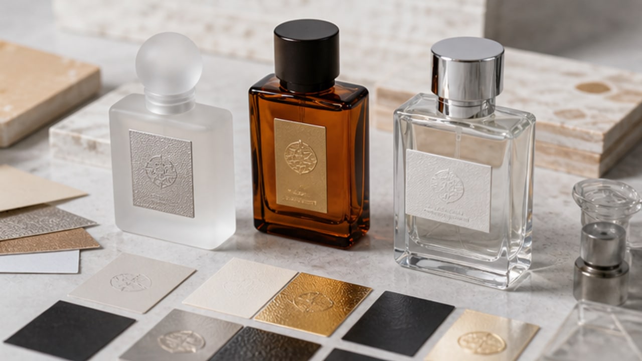How to Choose Label Finishes for Frosted, Amber, and Clear Perfume Bottles