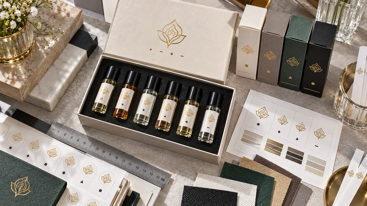 What numbering system helps buyers compare discovery set scents for GCC fragrance launches?