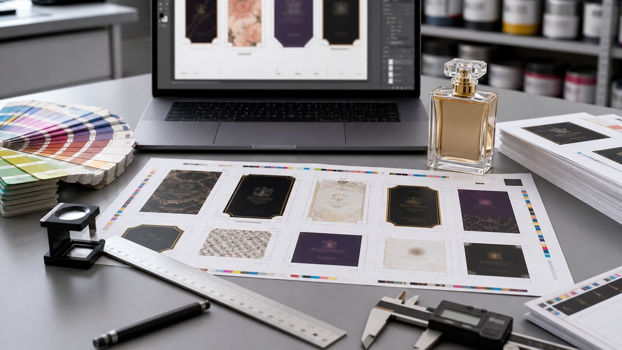 Perfume Label Artwork File Checklist Before Factory Printing