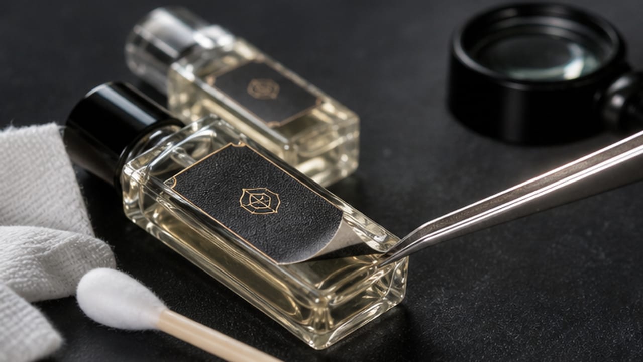 How to Avoid Edge Lifting on Small Perfume Bottle Labels