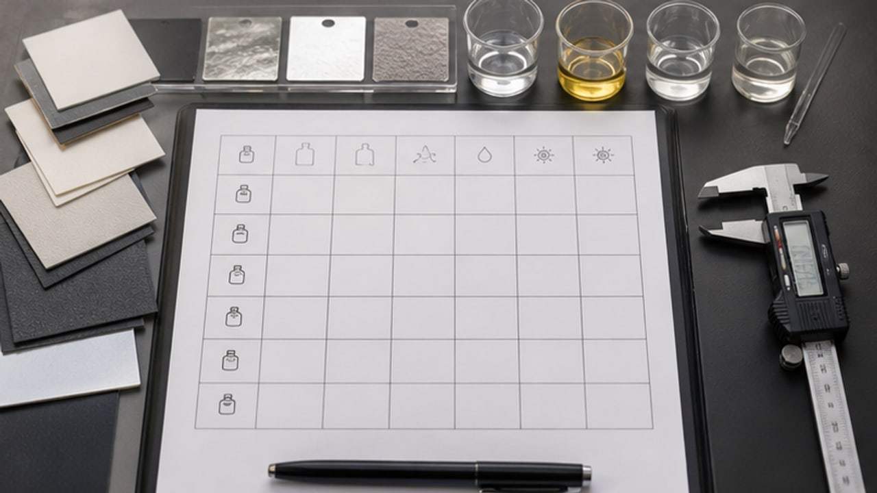 How to Build a Perfume Label Material Test Plan Before Sampling