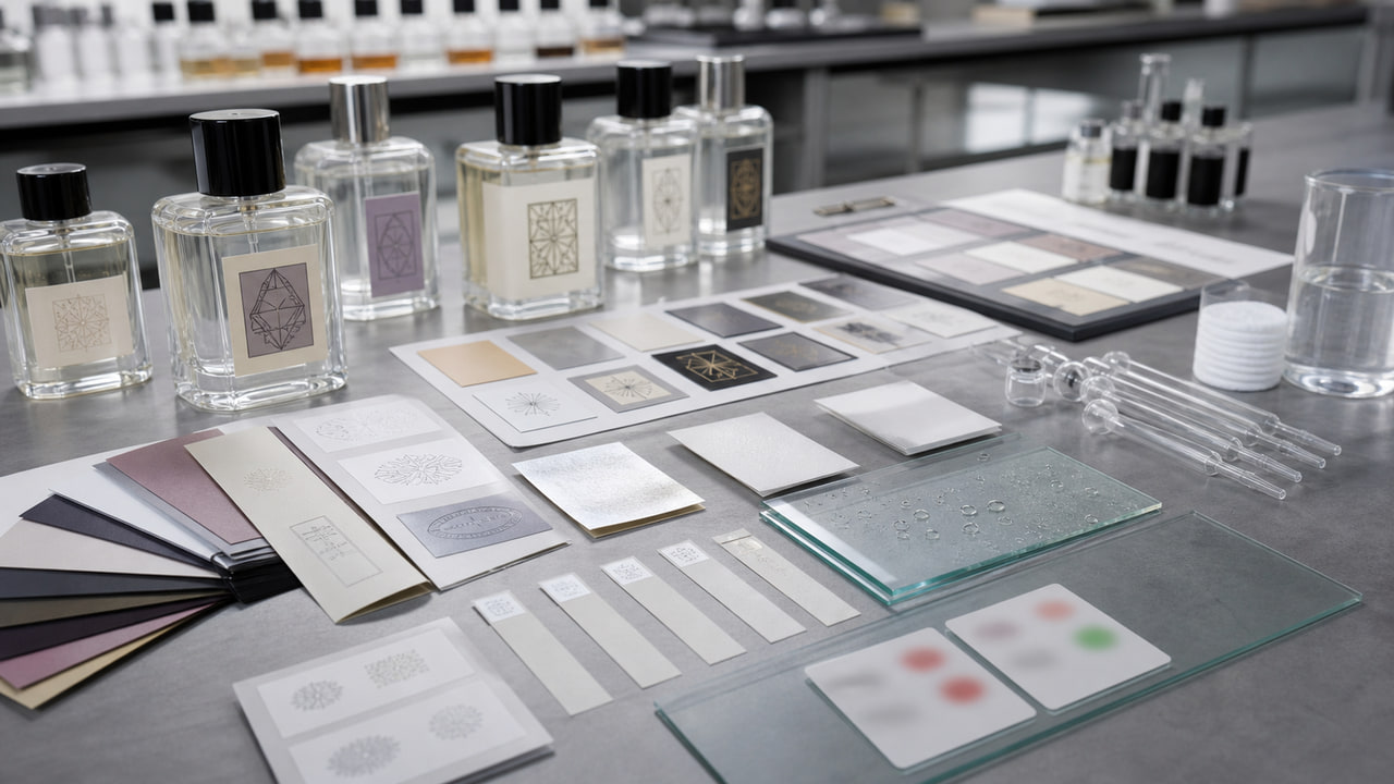 How to Build a Perfume Label Material Test Plan Before Sampling for Private Label Fragrance Sellers