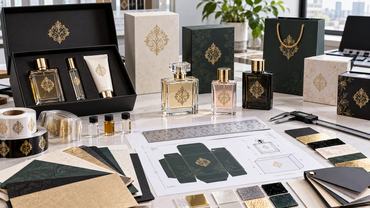 What should buyers send for a real perfume label factory quote for perfume gift sets?