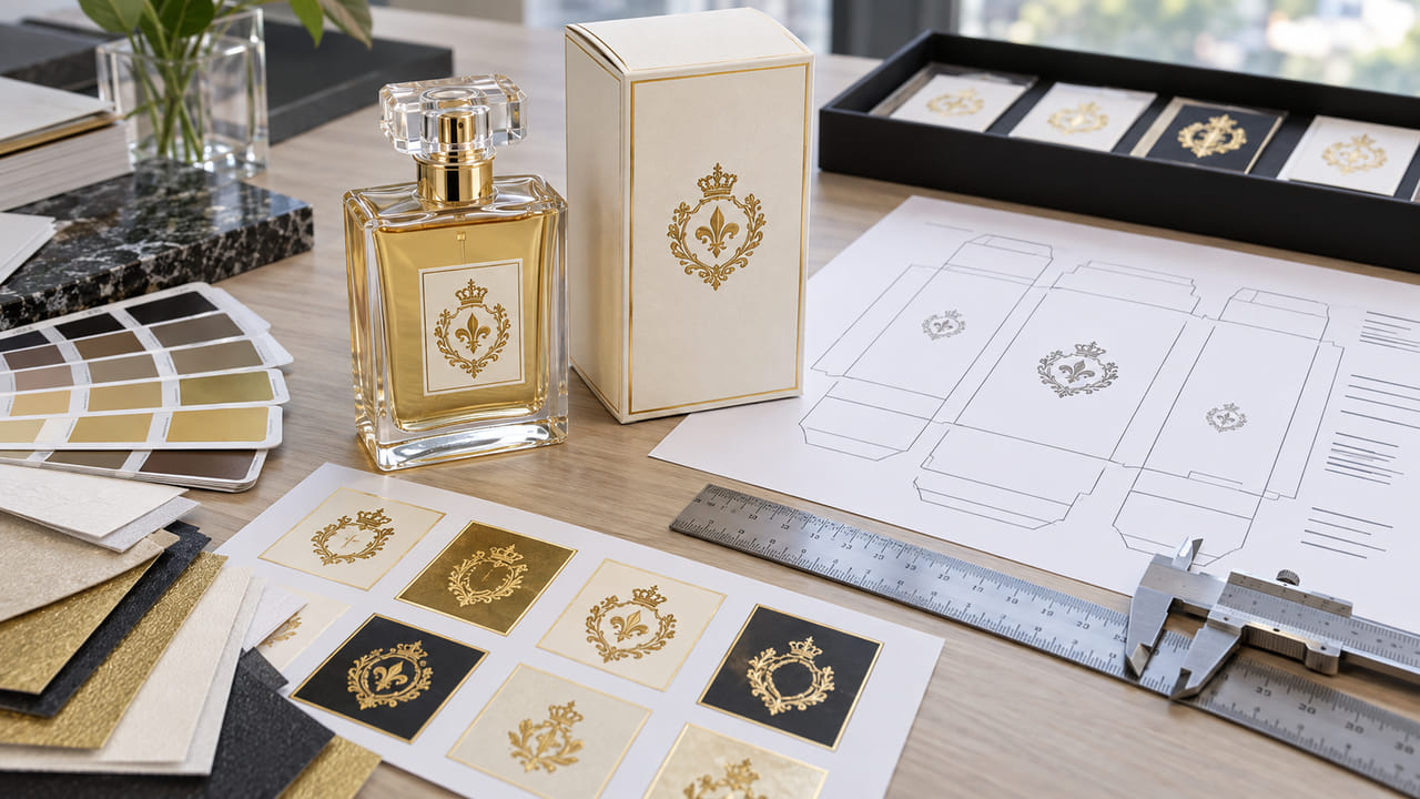 What should buyers send for a real perfume label factory quote for GCC fragrance launches?