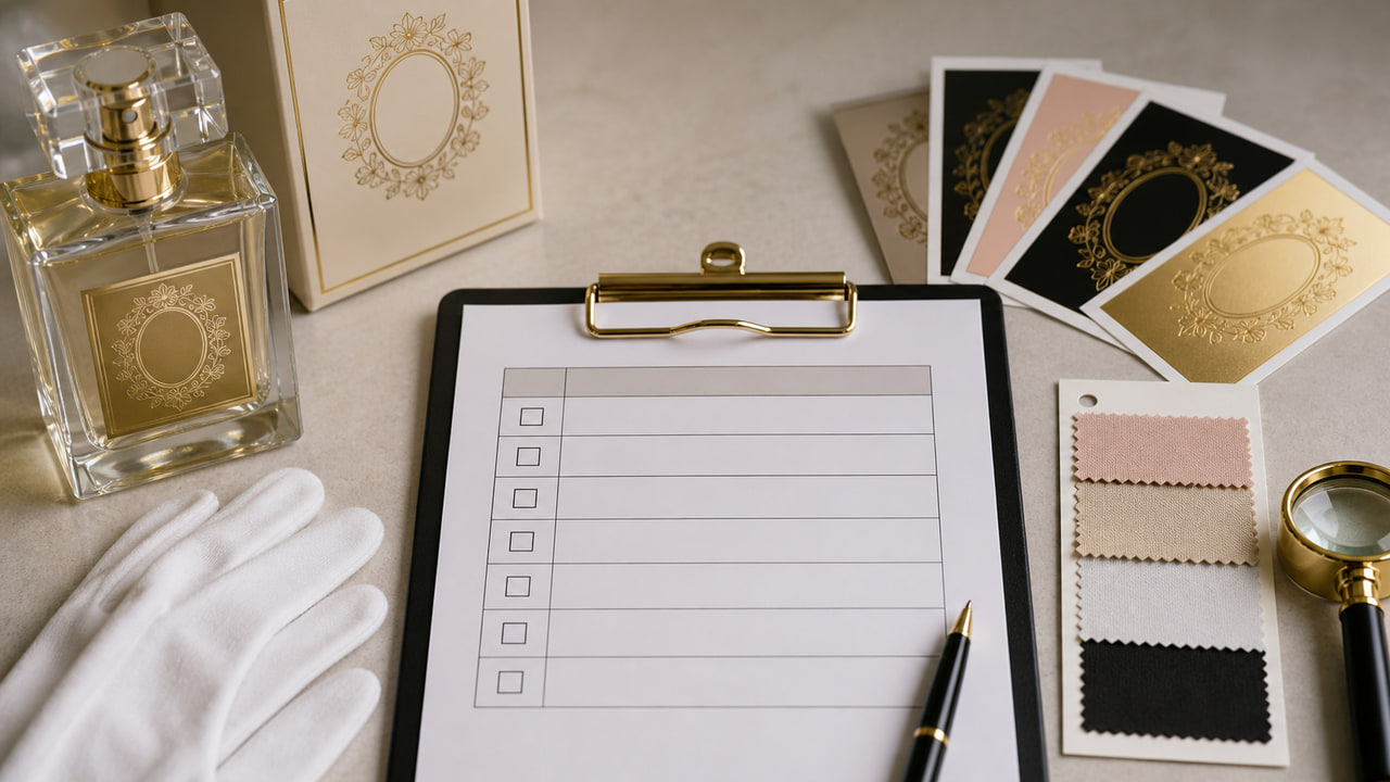 What should buyers approve before bulk perfume label production for ecommerce perfume brands?