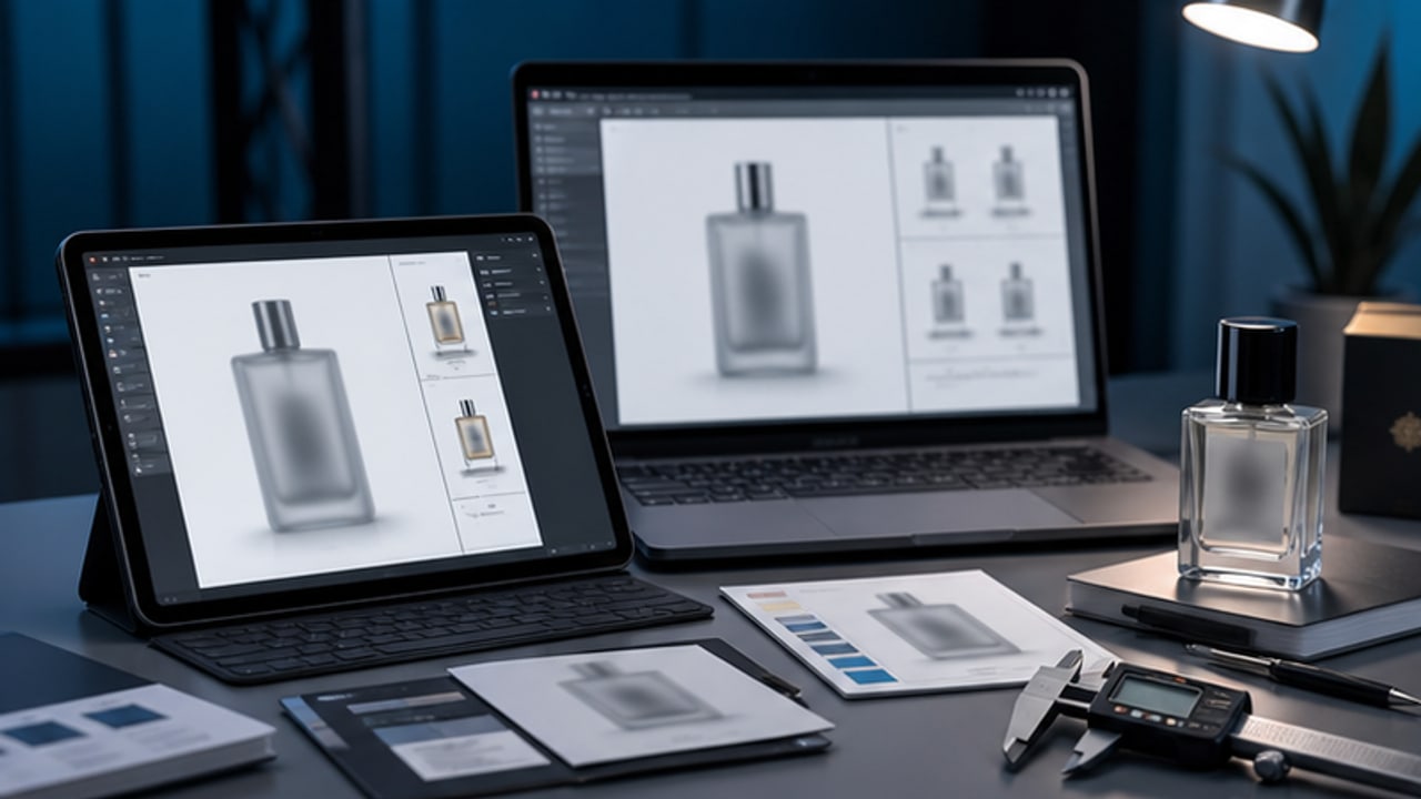 How to Use Logo Preview Mockups Before Ordering Perfume Labels