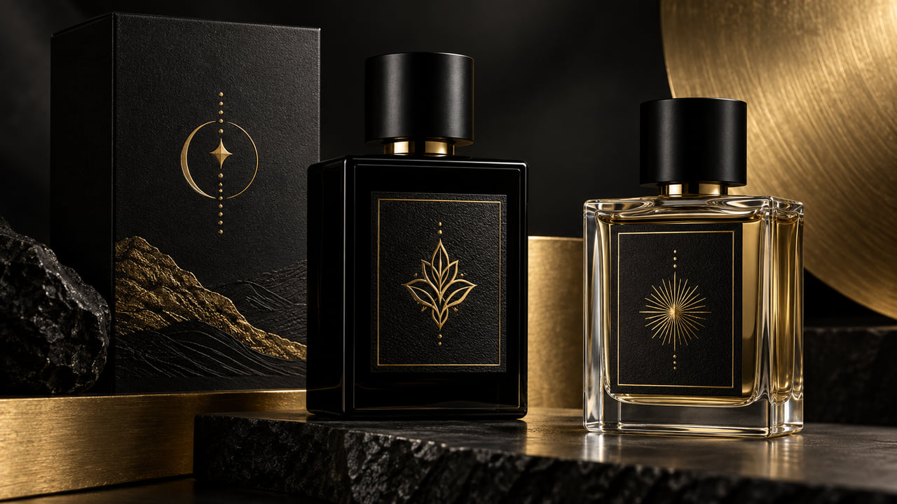 What should buyers confirm before using premium black perfume labels for GCC fragrance launches?