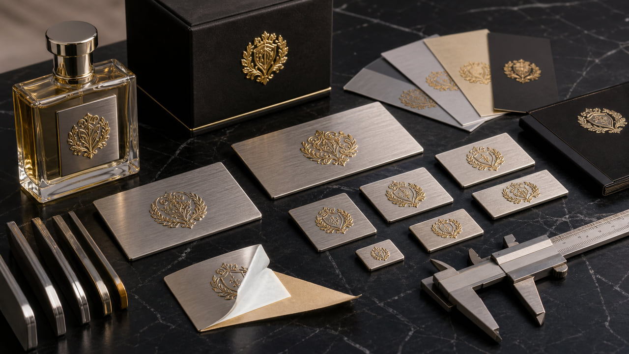 What quote variables matter for Nickel perfume labels for boutique retail displays?