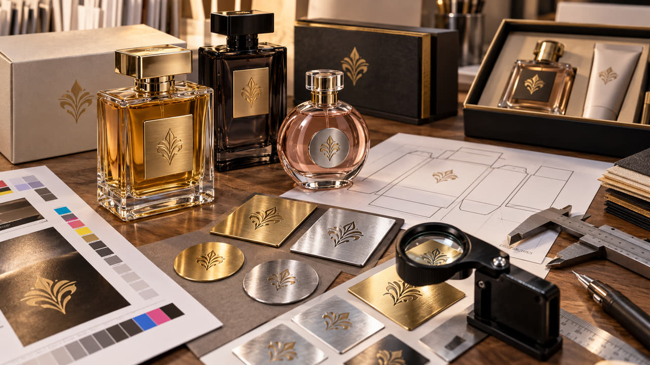 What quote variables matter for Nickel perfume labels for perfume gift sets?