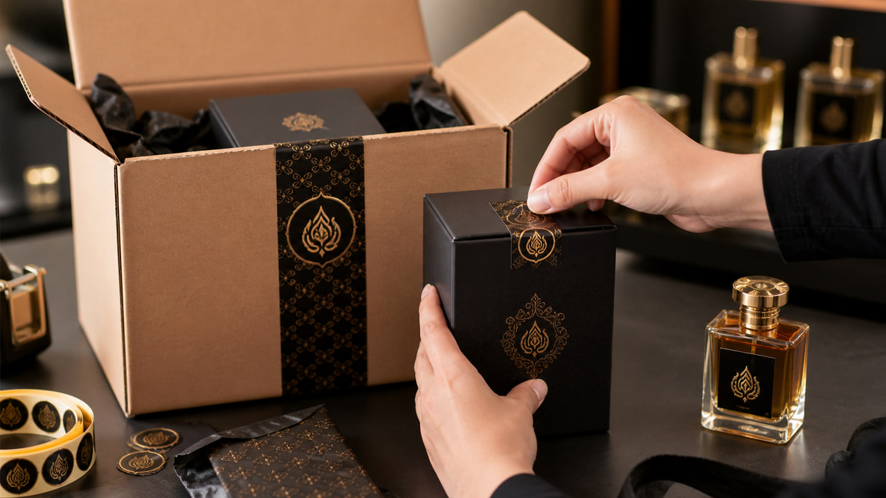 When should buyers use VOID security seals for online perfume orders for ecommerce perfume brands?