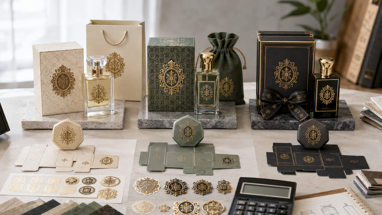How can buyers control small-batch perfume packaging cost for perfume gift sets?