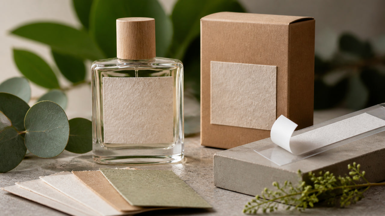 Sustainable-Looking Perfume Labels: Natural Texture Without Weak Adhesion for Private Label Fragrance Sellers