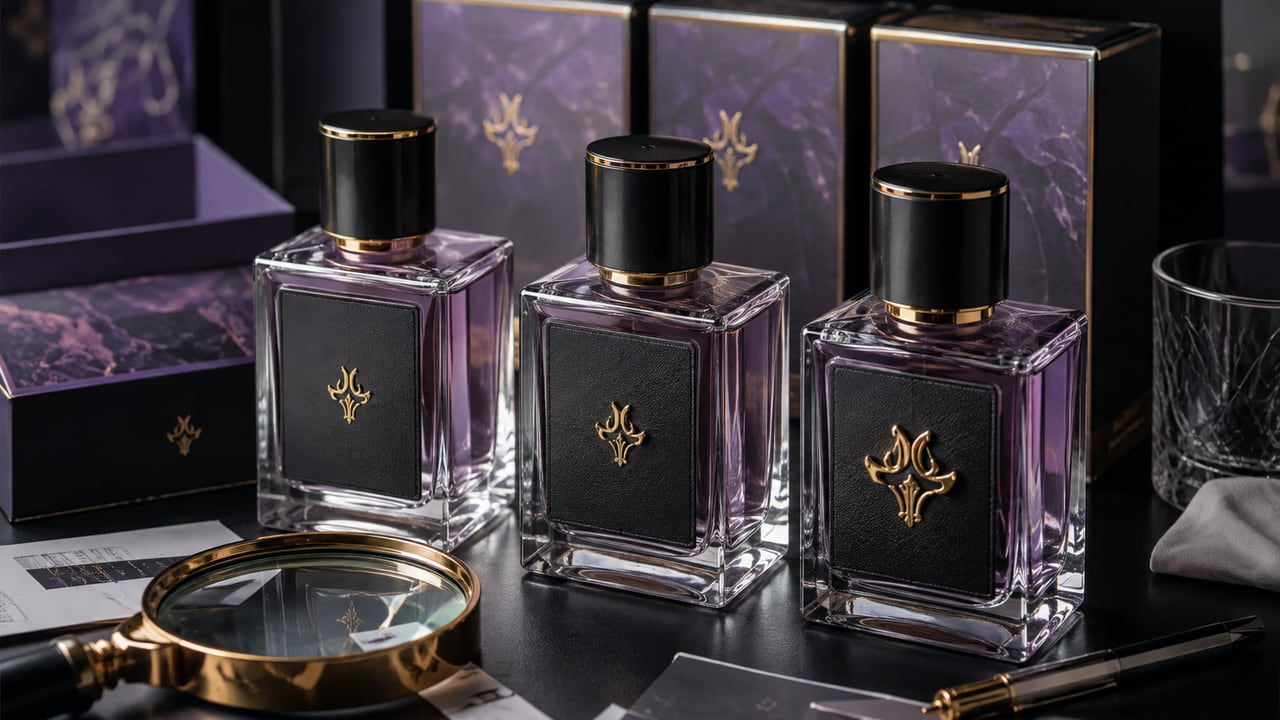 What raised UV DTF logo details look premium on perfume bottles for repeat orders?